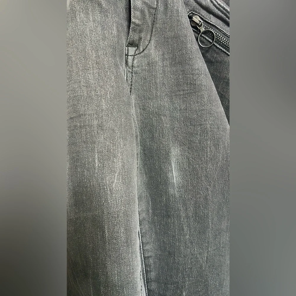 NWT BLANK NYC Skinny Classique Black faux leather Embellished Jeans 29 NEW - Picture 5 of 6
